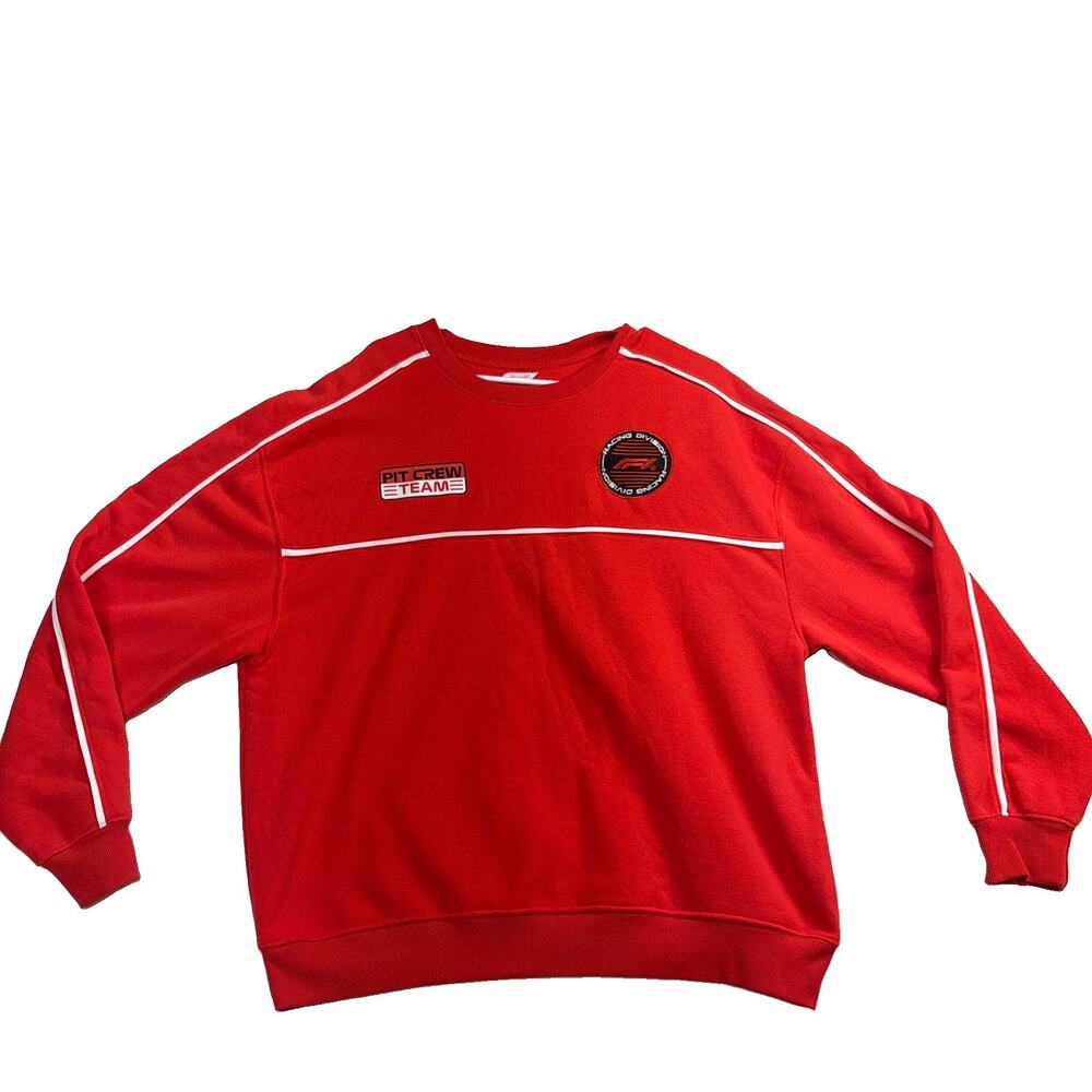 Formula 1 Racing Division Pit Crew Team Sweater 2XL Red Hybrid Apparel F1